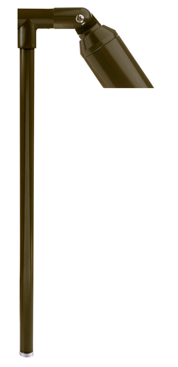 Aluminum Single Head, 24" Stem, Bronze, No Lamp — view 1