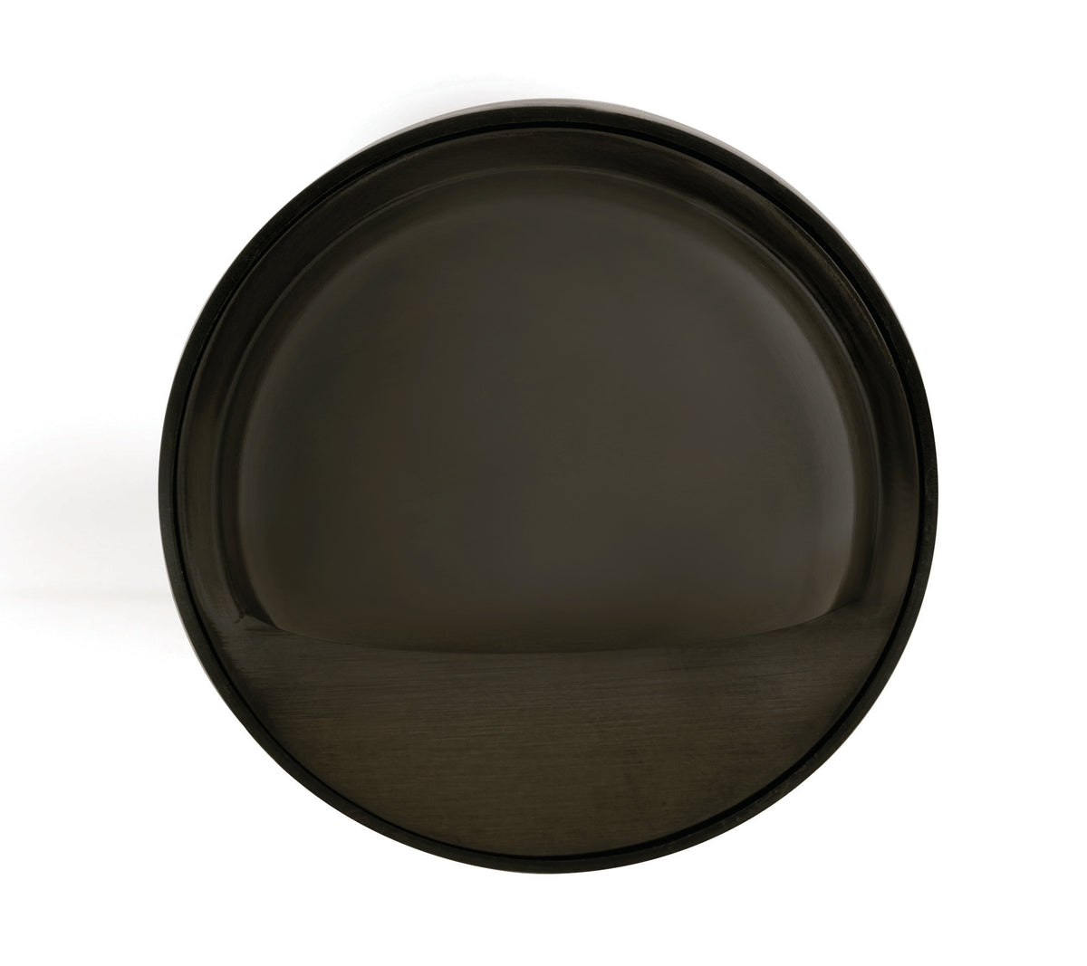 Brass Step Light, Gun Metal, No Lamp — view 1