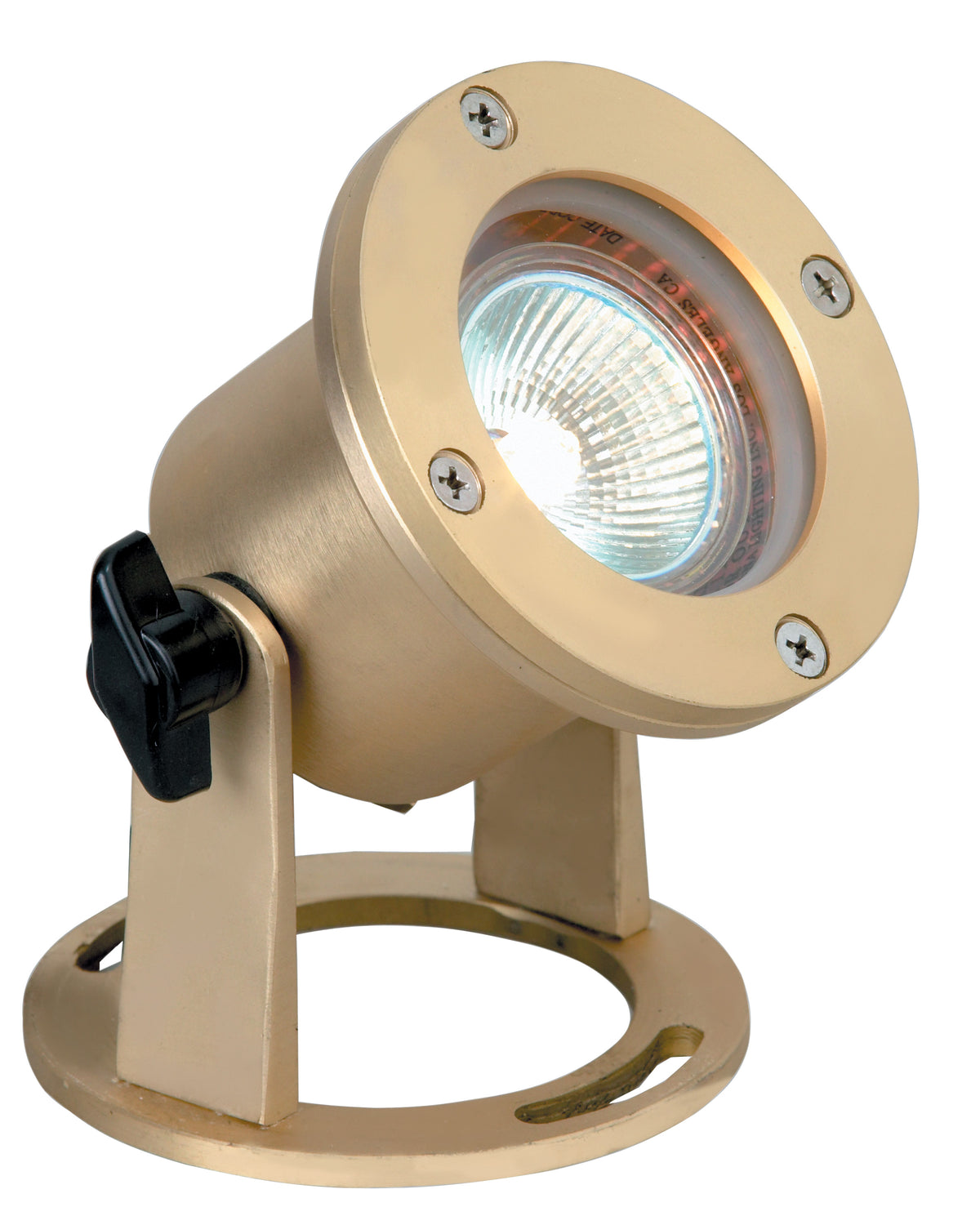 Brass Underwater Light, 30' Cord, Natural Brass, No Lamp — view 1