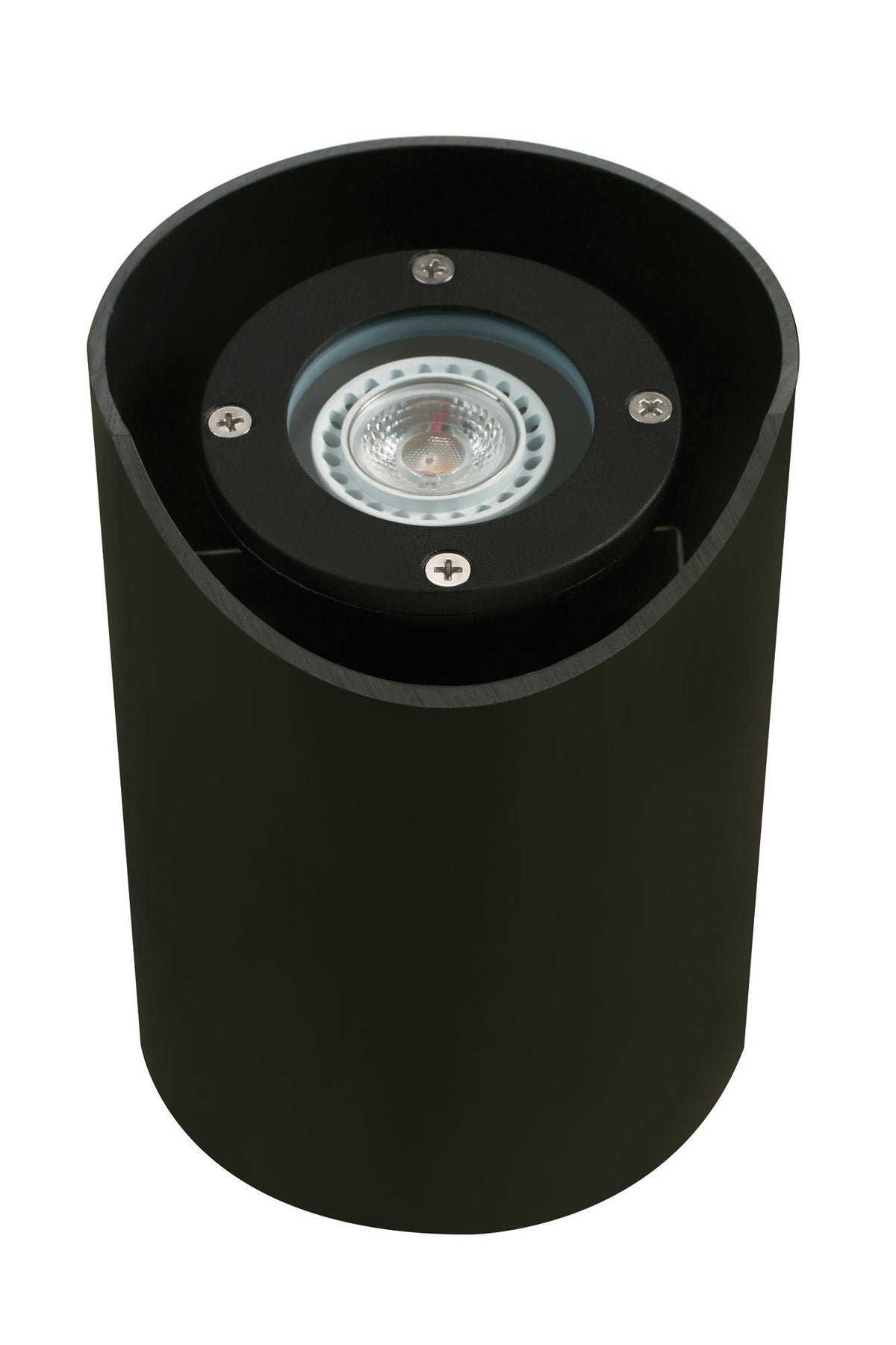 Composite Adjustable Lensed Well Light, Black, No Lamp — view 1