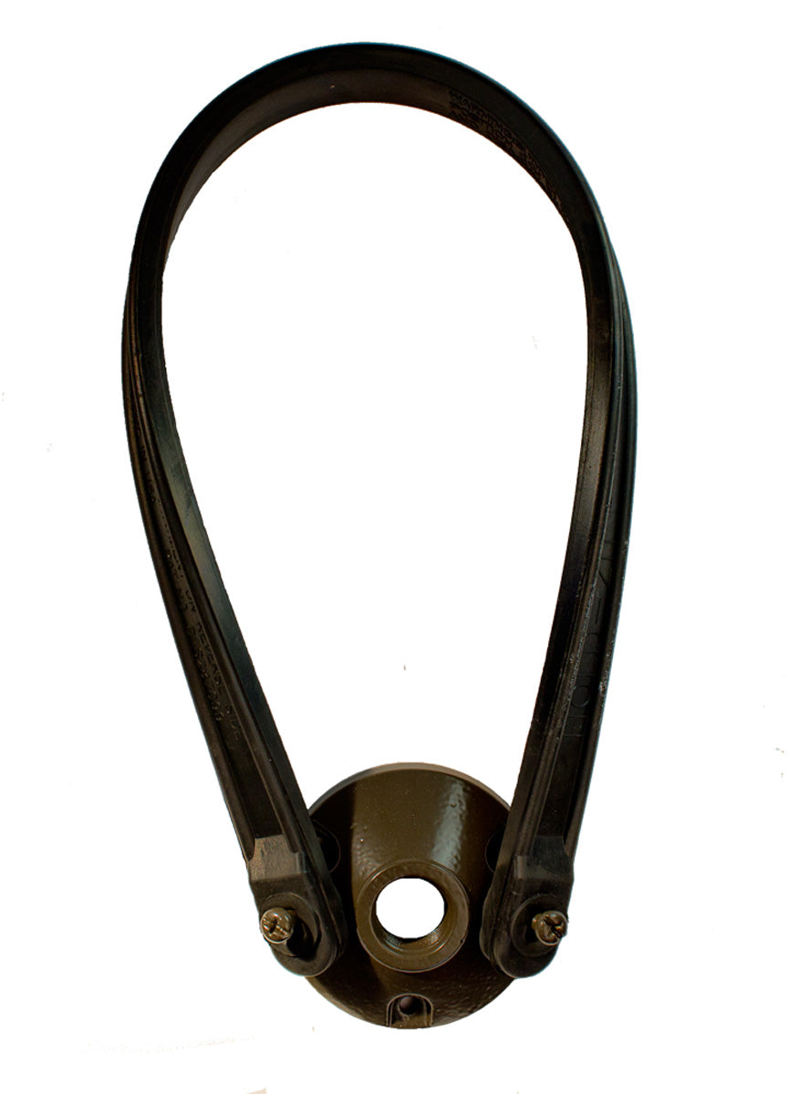 Brass Tree Mount Canopy , w/ 31" Rubber Strap, Stretches to 45", Antique Bronze — view 1