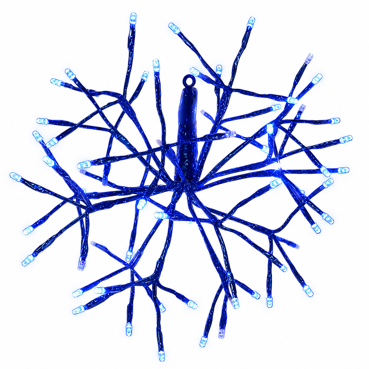 20" Blue Shimmering Sphere — view 2