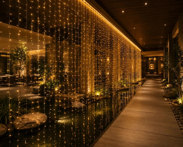 Light Drops and Curtain Lights