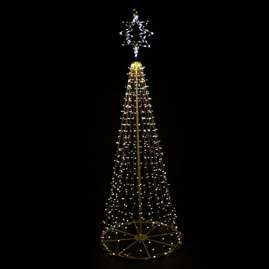 5.5' - Dynamic RGB Pop Up Tree w/ Star at Top - Dynamic RGB - Multi Function