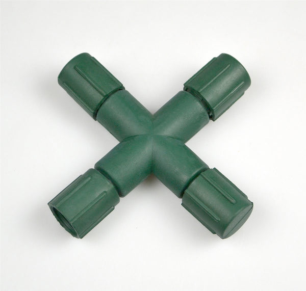 4 Way Coax Splitter - TruLit Pro Coaxial Connection - Green