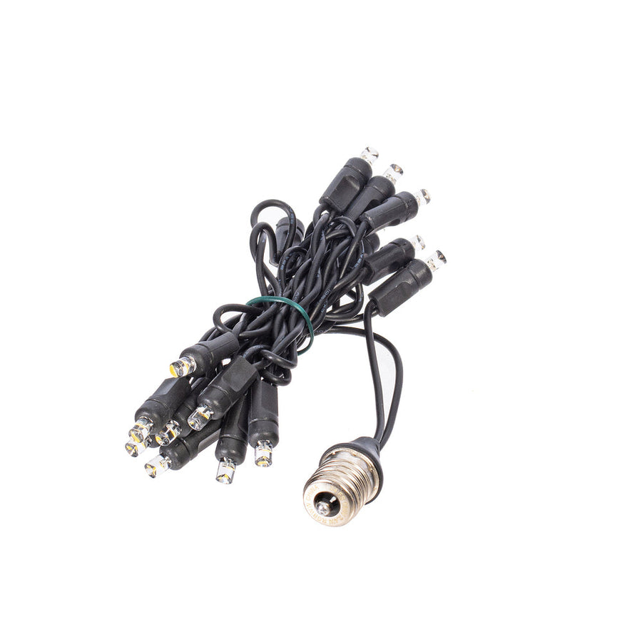 4' RGBWW Socket Drop Curtain Light - Black Wire 4'