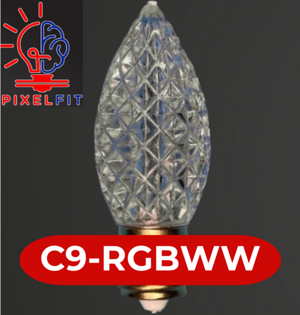 PixelFit - Retro RGBWW C9 Bulb