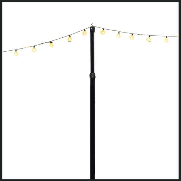 Fiberglass Pole for patio lights