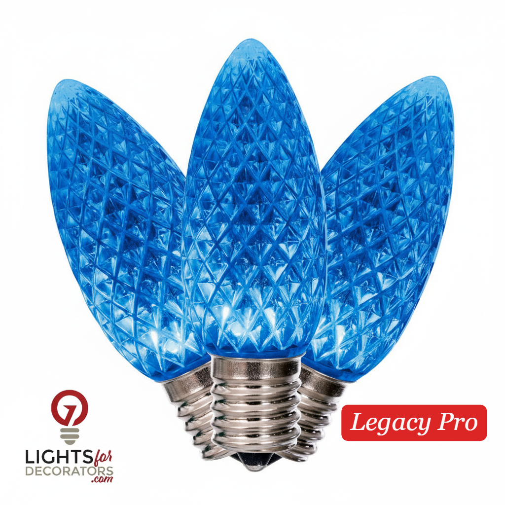 LED C9 SMD Bulb - BLUE Blue- LegacyPro — view 1