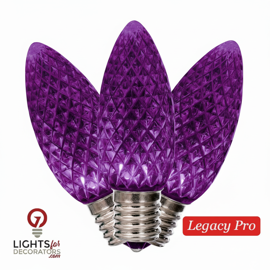 LED C9 SMD Bulb - PURPLE Purple- LegacyPro — view 1