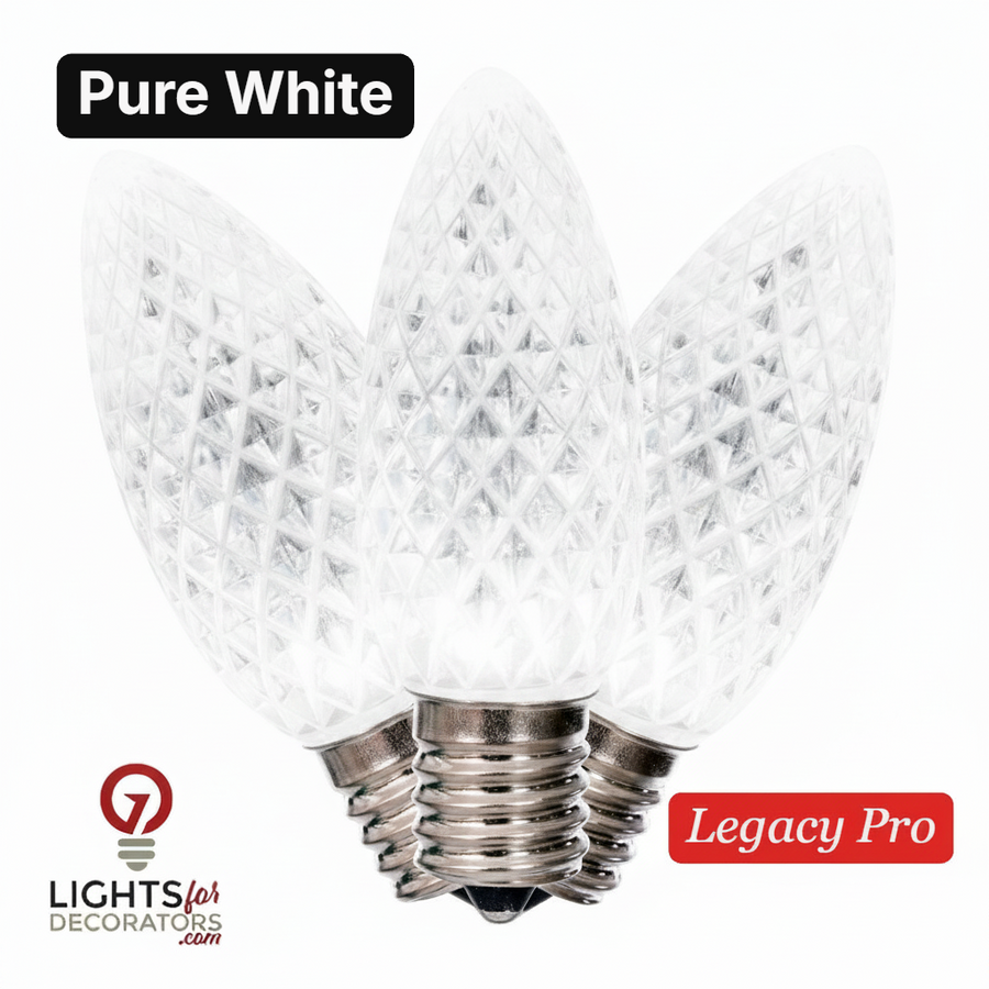 LED C9 SMD Bulb - PURE WHITE Pure White- LegacyPro