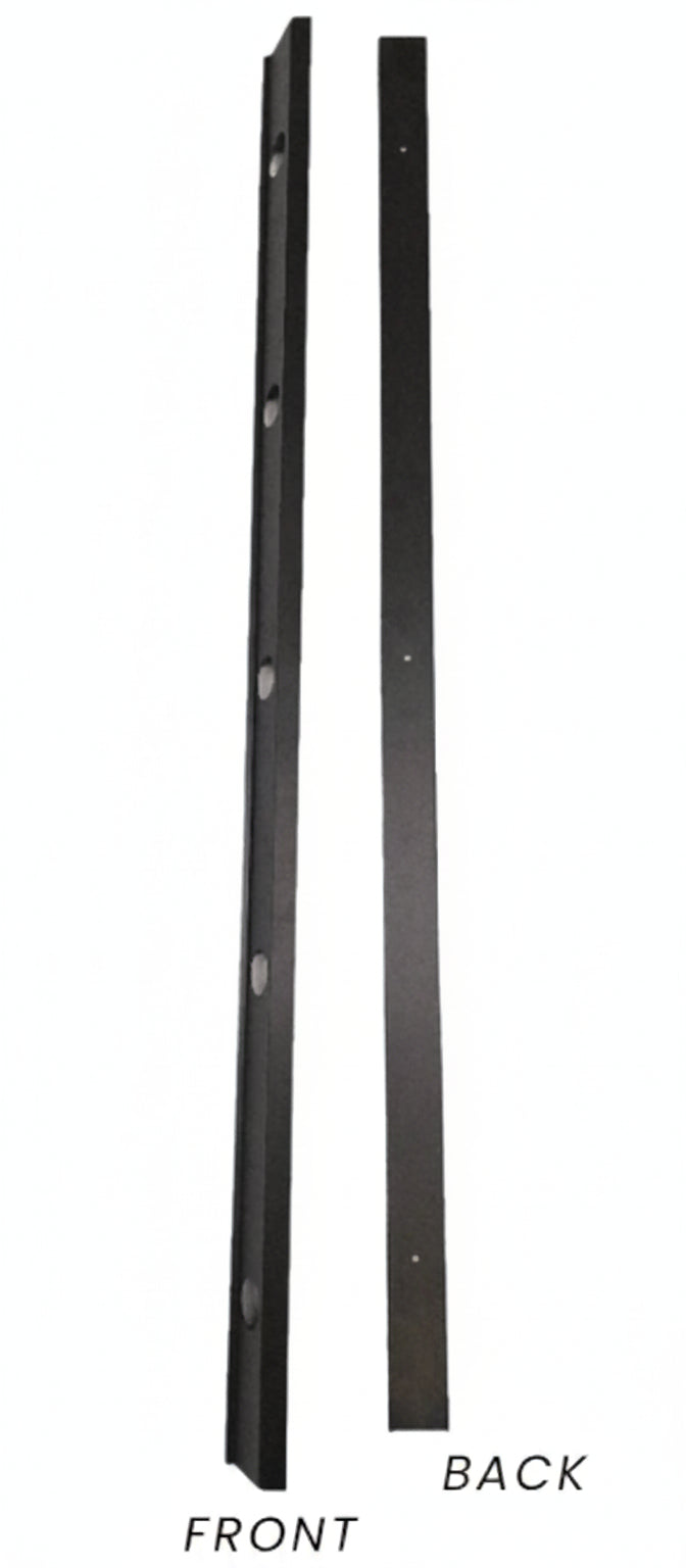 OMNI Parapet Track- Angled Output - 2 Piece - 35° - Black Aluminum — view 2
