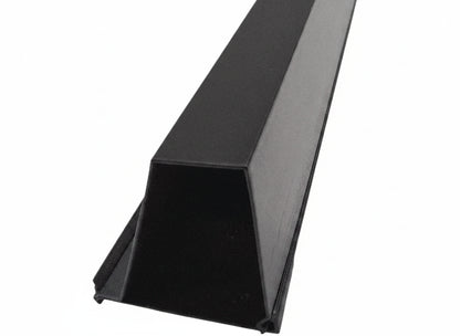 OMNI Parapet Track- Angled Output - 2 Piece - 35° - Black Aluminum — view 1