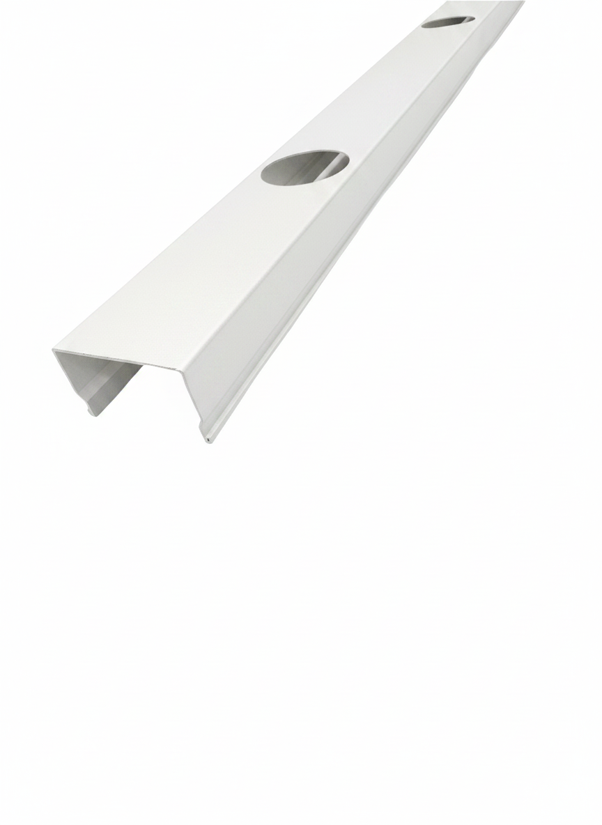 OMNI Double Track - 40" - White Aluminum — view 2