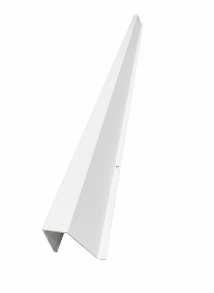 OMNI 90 Degree Parapet Track - 40" - White Aluminum — view 2
