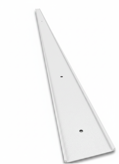 OMNI 90 Degree Parapet Track - 2 Piece - 40" - White Aluminum — view 2