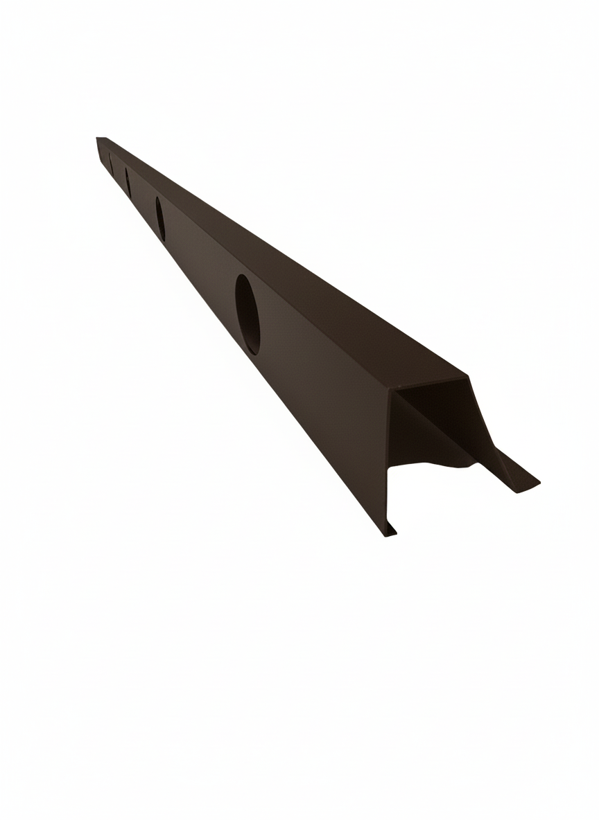 OMNI 90 Degree Parapet Track - 40" - Dark Brown