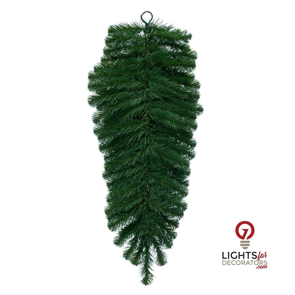 36" Warm White Dense Forest Pine Teardrop 36"- Warm White — view 2