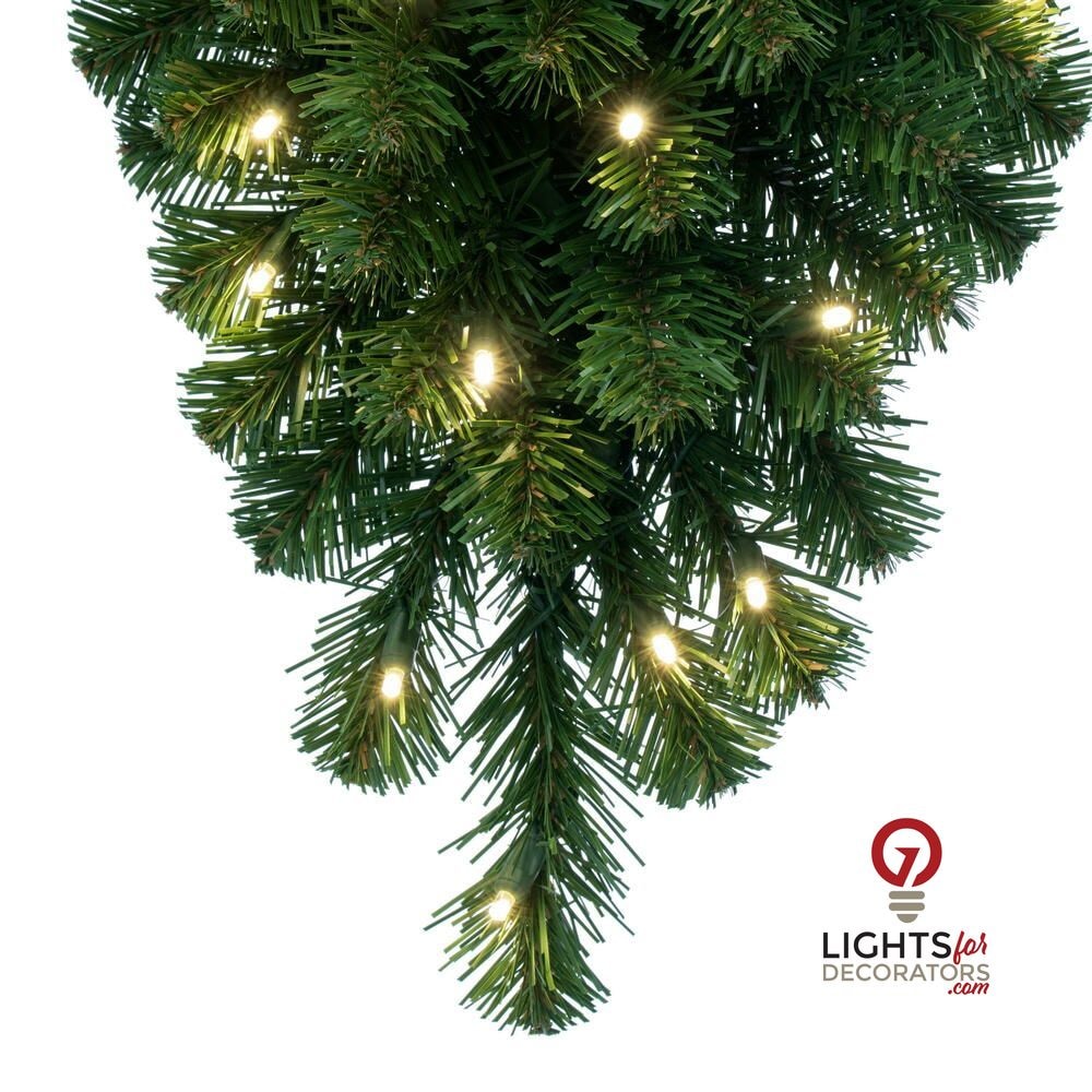 36" Warm White Dense Forest Pine Teardrop 36"- Warm White — view 4
