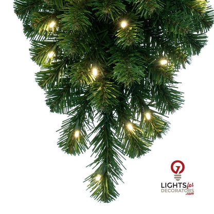 36" Warm White Dense Forest Pine Teardrop 36"- Warm White — view 4