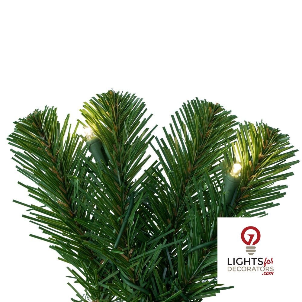 36" Warm White Dense Forest Pine Teardrop 36"- Warm White — view 5