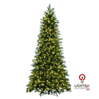7.5' x 48" Brighton Pine Christmas Tree - 900 Warm White LED Lights 7.5' x 48" — view 1