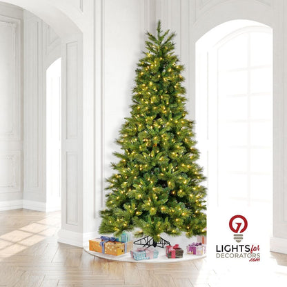 7.5' Brighton Pine Christmas Tree - Prelit 9' x 57" — view 3