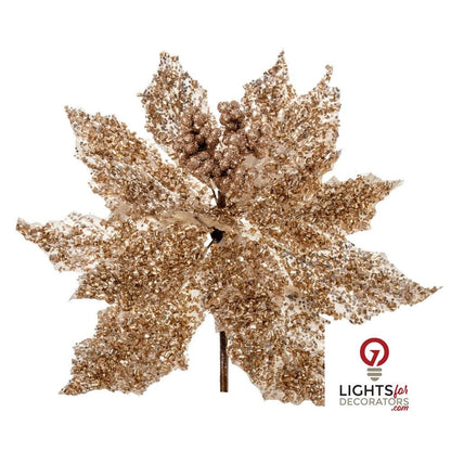 14" Glitter Berry Pick UV Treated - Champagne Champagne – Set of 3 — view 1