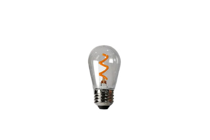 LED Edison - Style Patio Bulb - Lightning Filament - Warm White – Box of 25 — view 2