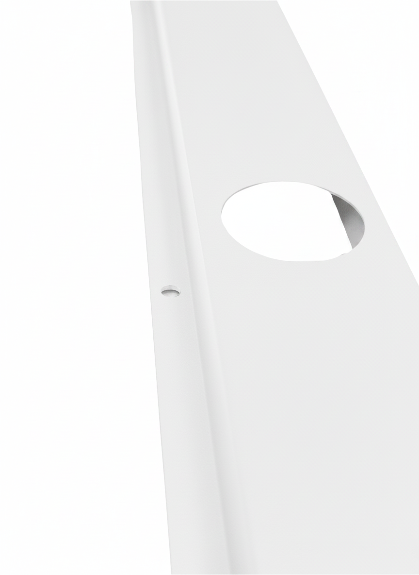 OMNI - Single Hat Track (40") - 9003 Standard White — view 2