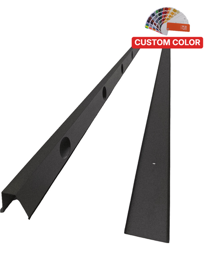 OMNI Parapet Track- Angled Output - 2 Piece - 35° - Custom Color — view 1