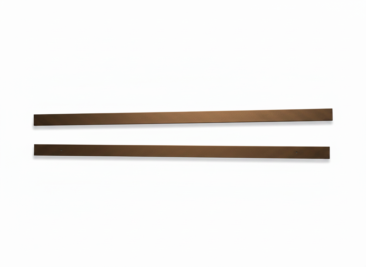 OMNI - Solid (No Holes) 2-Piece Concealment Track (40)" - 8022 Bronze — view 1