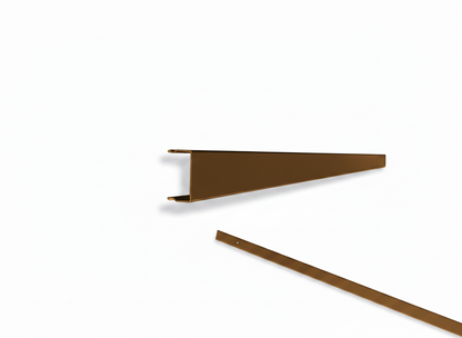 OMNI - Solid (No Holes) 2-Piece Concealment Track (40)" - 8022 Bronze — view 2