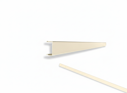 OMNI - Solid (No Holes) 2-Piece Concealment Track (40)" - 9012 Cream — view 1