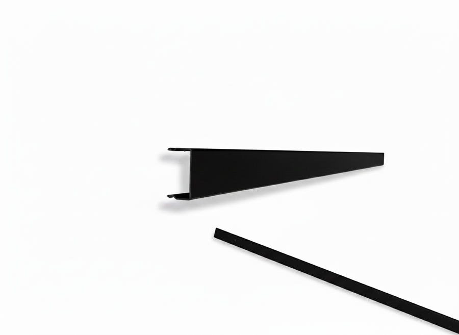 OMNI - Solid (No Holes) 2-Piece Concealment Track (40)" - 9004 Black