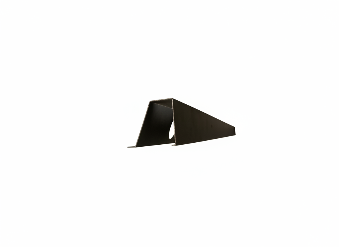 OMNI 35 Degree Angled Parapet Track - 40" - Dark Brown — view 2