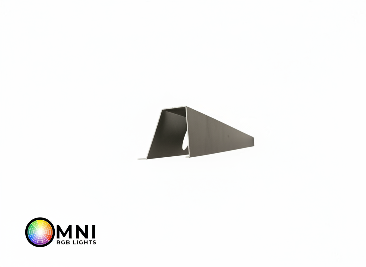 OMNI 35 Degree Angled Parapet Track - 40" - Grey — view 2