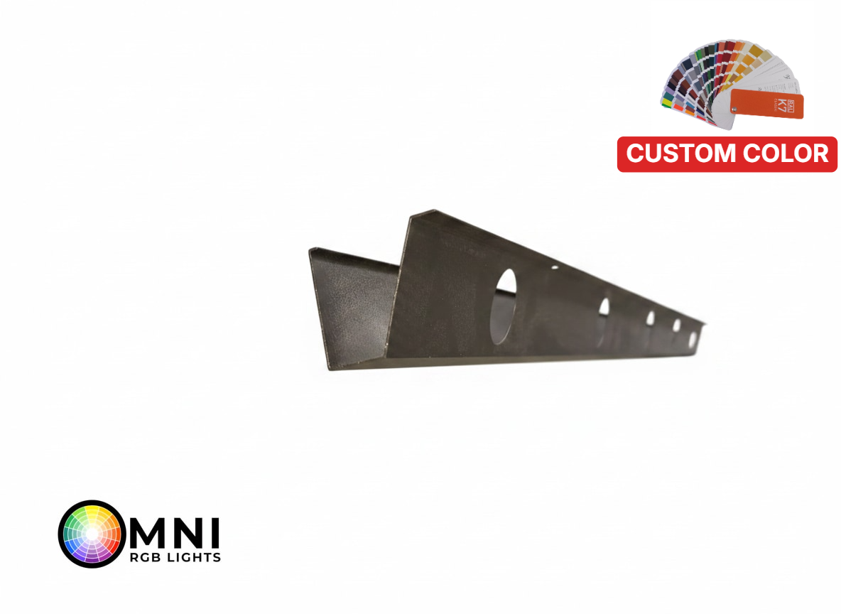 OMNI 35 Degree Angled Parapet Track - 40" - Custom Color — view 2