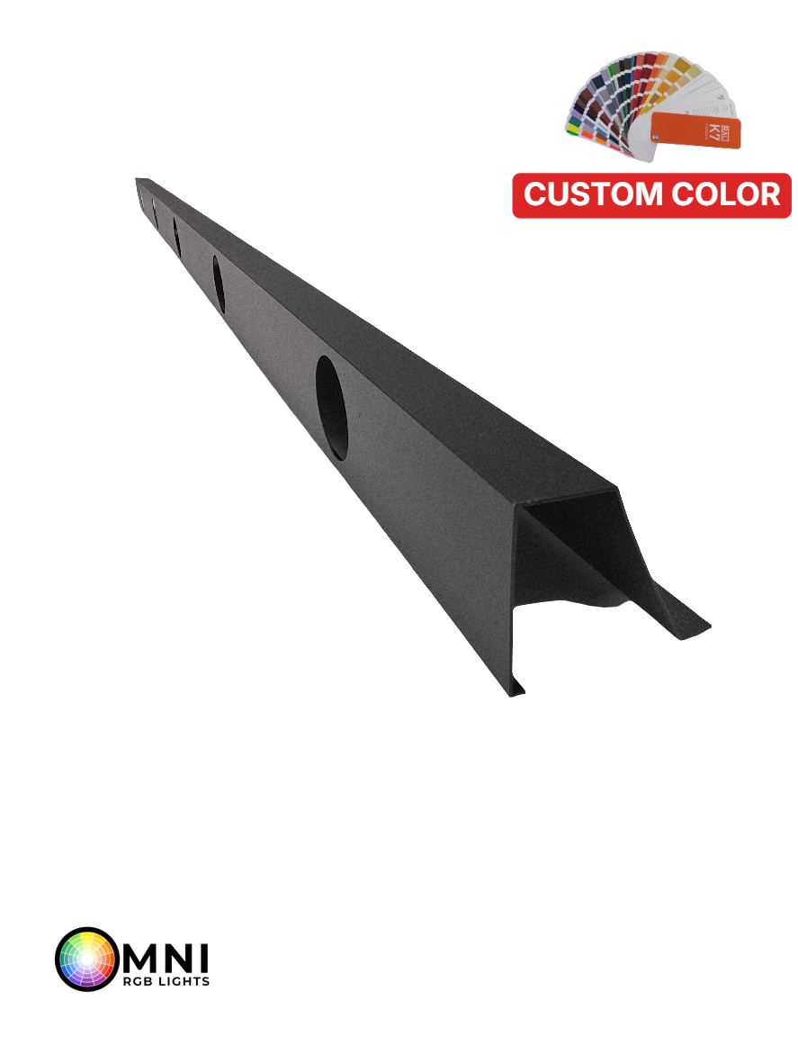 OMNI 90 Degree Parapet Track - 40" - Custom Color — view 1
