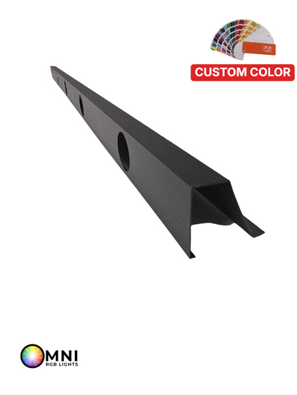OMNI 90 Degree Parapet Track - 40" - Custom Color — view 1