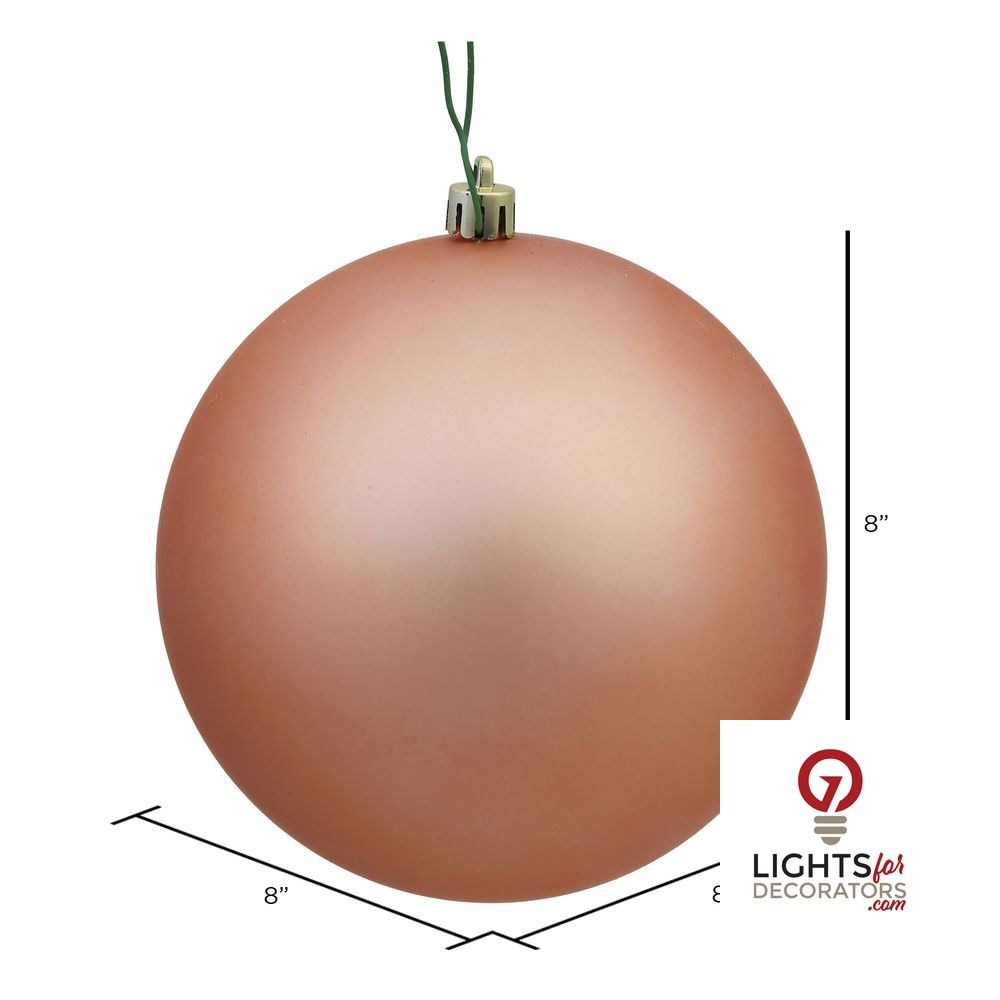 4" Shatterproof Ball Ornament - Silver - Matte - UV Treated - Set of 6 — alternate view