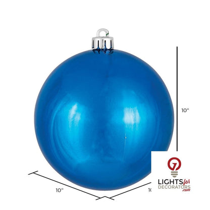 4" Shatterproof Ball Ornament - Burgundy - Matte - UV Treated - Set of 6 — alternate view