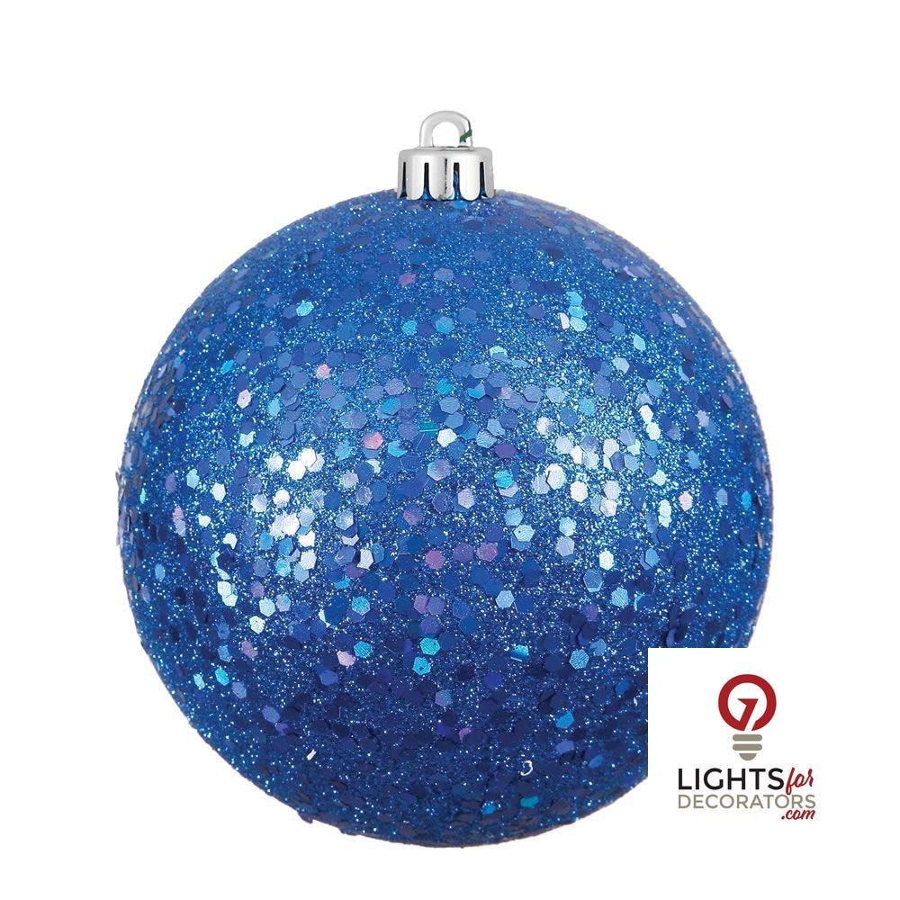 4" Shatterproof Ball Ornament - Burgundy - Pearl - UV Treated - Set of 6