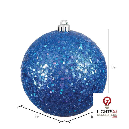 4" Shatterproof Ball Ornament - Burgundy - Pearl - UV Treated - Set of 6 — alternate view