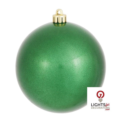 10" Shatterproof Ball Ornament - Green - Shiny - UV Treated