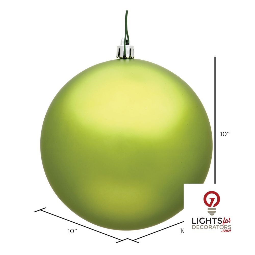 4" Shatterproof Ball Ornament - Midnight Blue - Matte - UV Treated - Set of 6 — alternate view