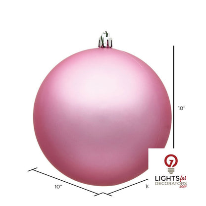 10" Shatterproof Ball Ornament - Plum - Sequin — alternate view
