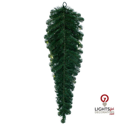 48" Warm White Deluxe Sequoia Fir Teardrop — alternate view