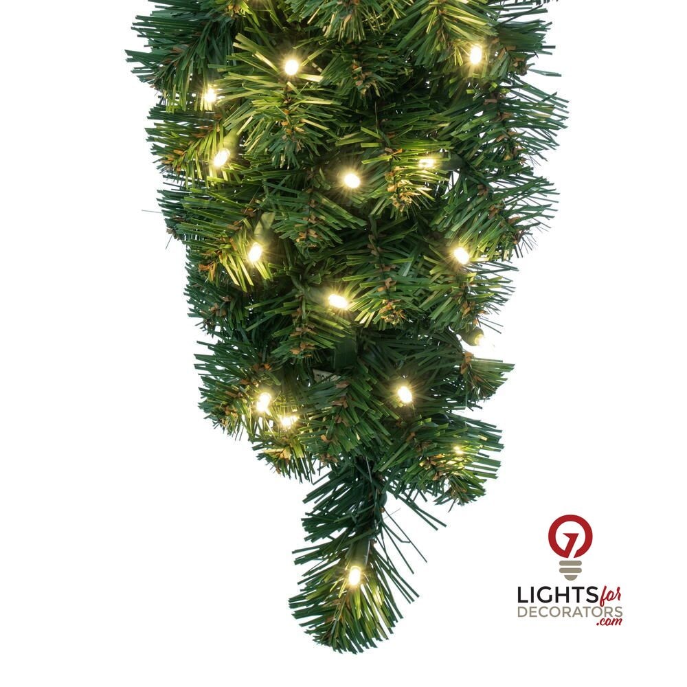 48" Warm White Deluxe Sequoia Fir Teardrop — alternate view