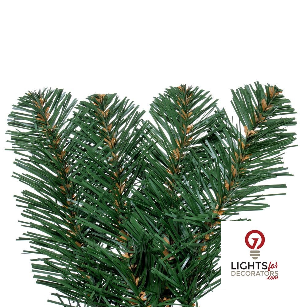 9' x 12" Unlit Deluxe Sequoia Fir Garland — alternate view